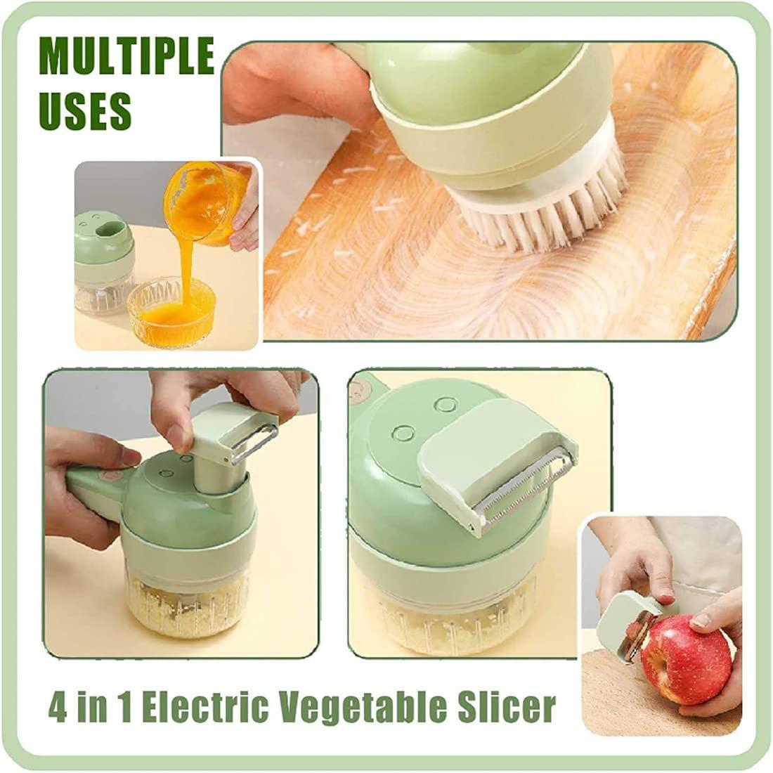 4 in 1 Portable Electric Vegetable Cutter Set badget 1000 kids product 500