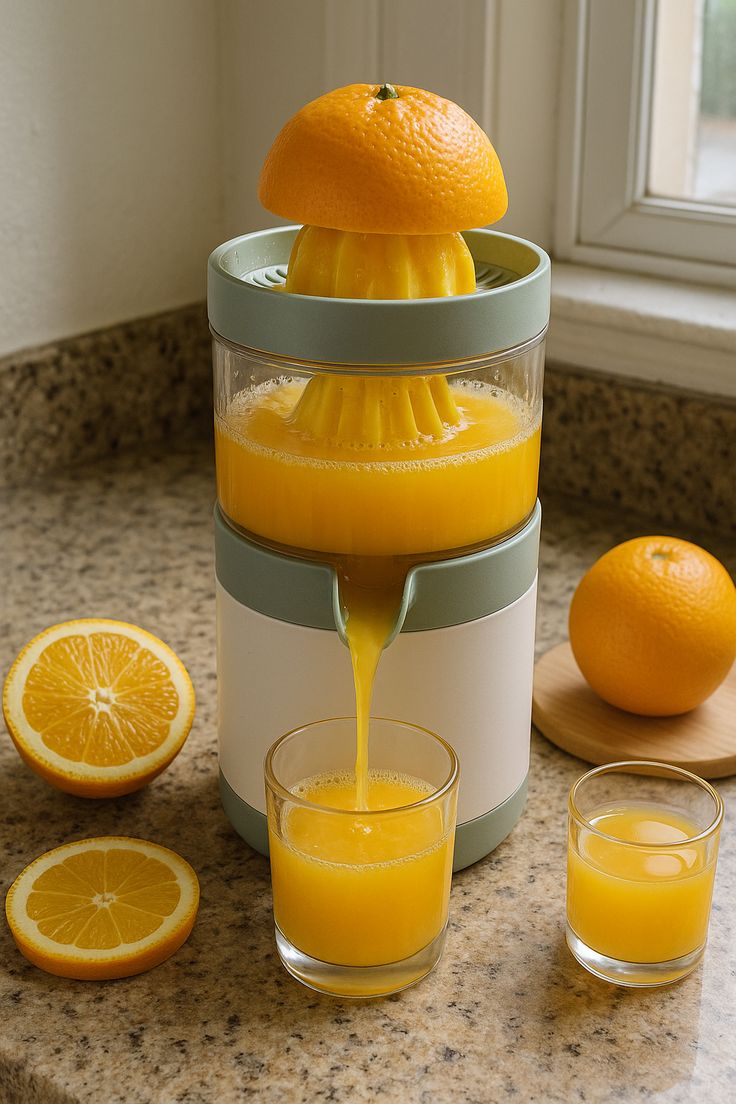 SuperJuicer – Electric Mosambi & Orange Juicer (Portable, Powerful 45W)