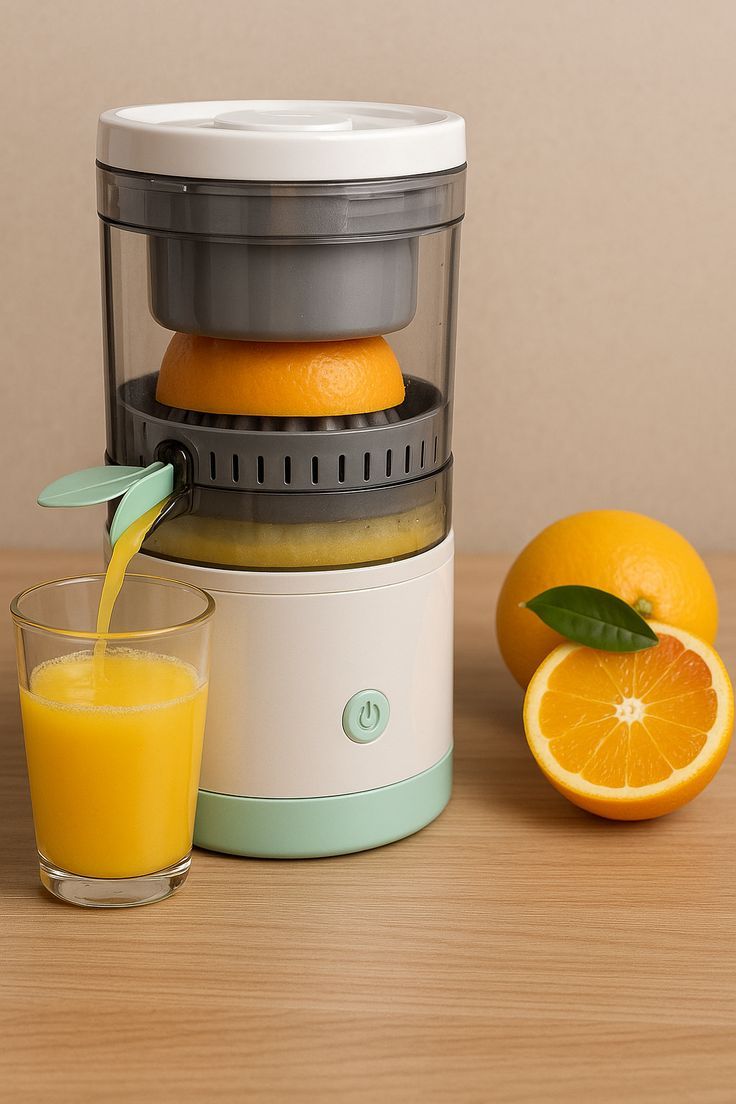 SuperJuicer – Electric Mosambi & Orange Juicer (Portable, Powerful 45W)