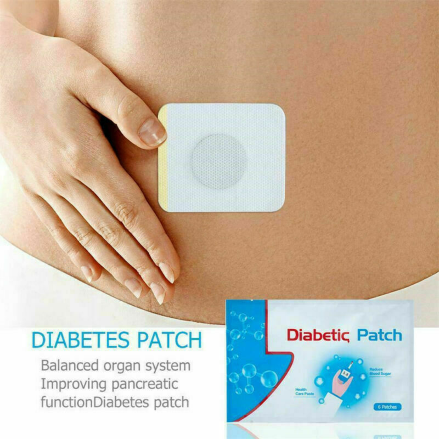 SumiFun – Hypoallergenic Diabetic Foot Patches (2-Pack)