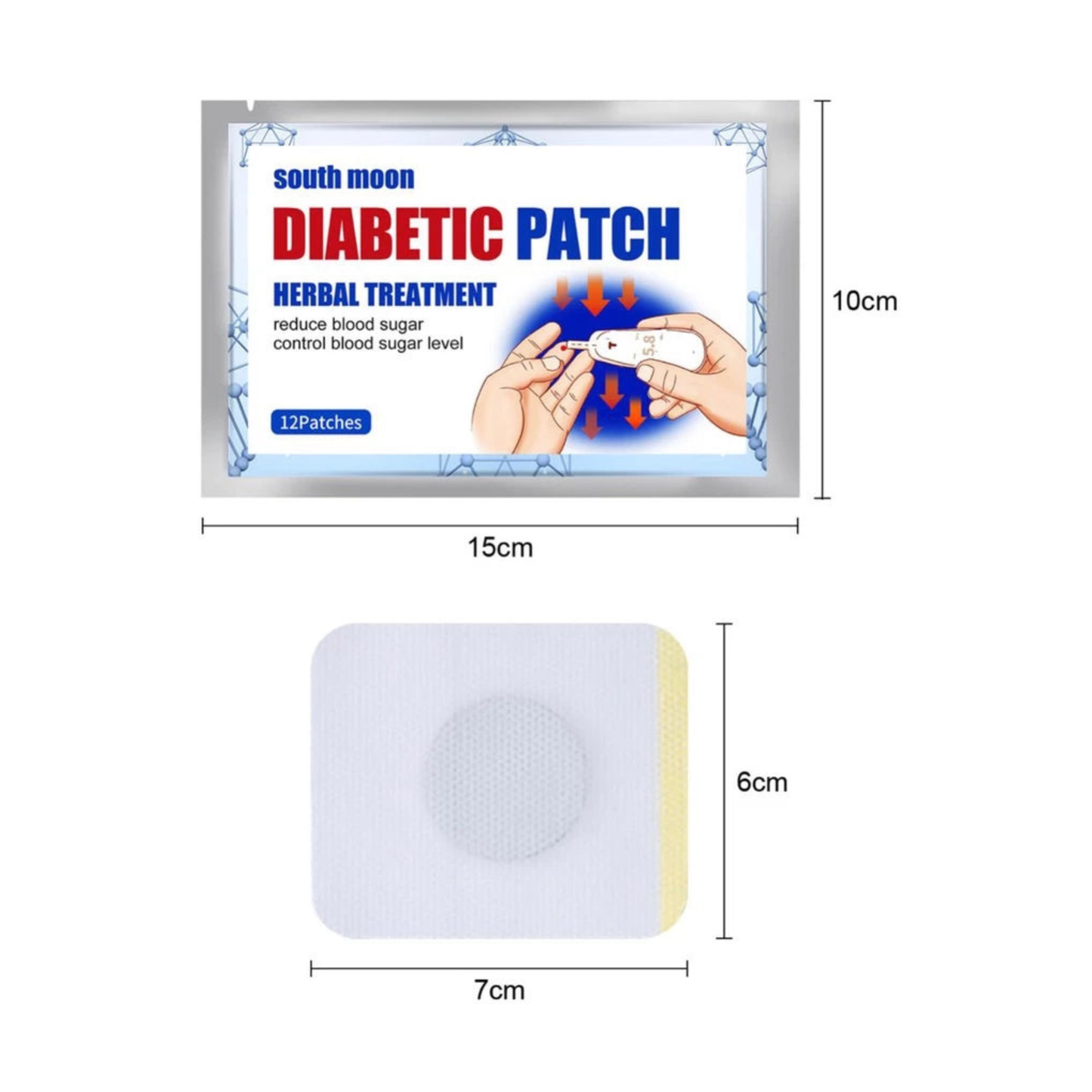 SumiFun – Hypoallergenic Diabetic Foot Patches (2-Pack)