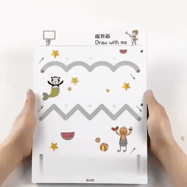 Pen Control Training Exercise Hand Control Book